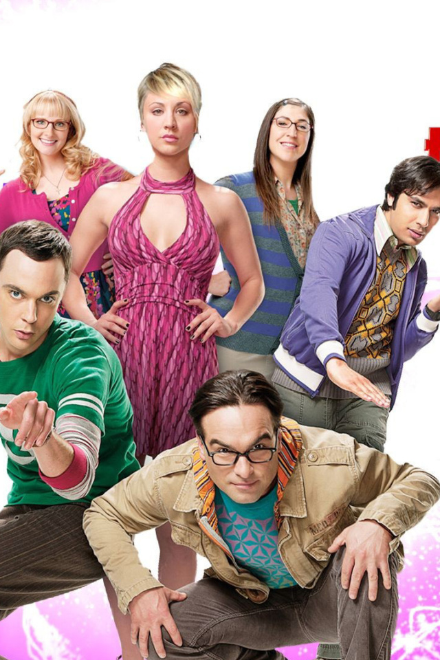 Das The Big Bang Theory Wallpaper 640x960