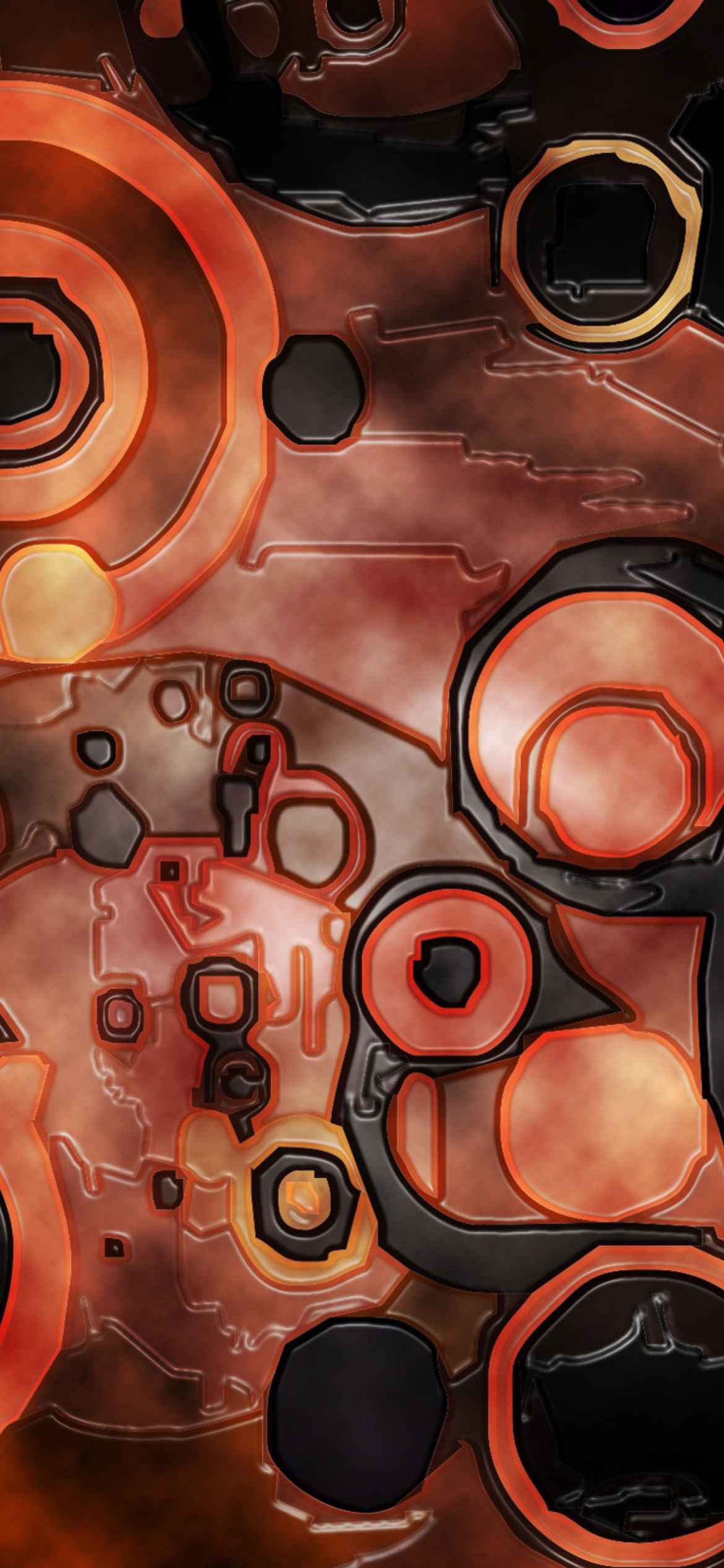 Abstract Circles wallpaper 1170x2532