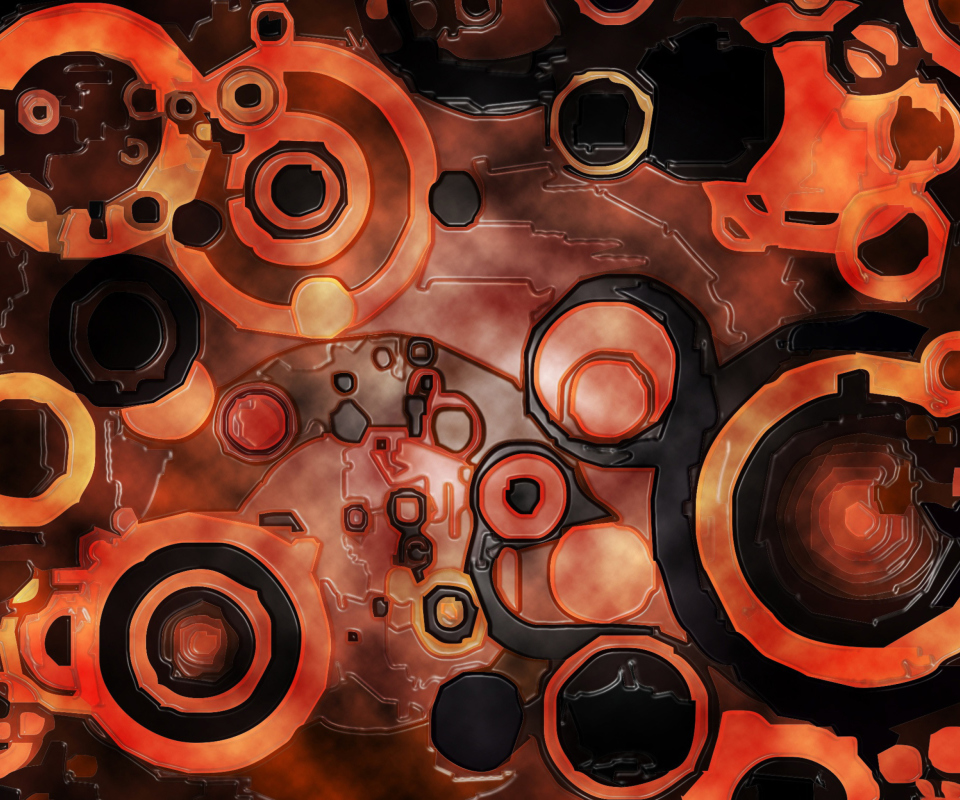 Abstract Circles screenshot #1 960x800