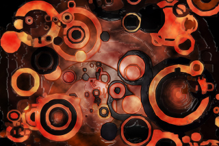 Abstract Circles Background for Android, iPhone and iPad