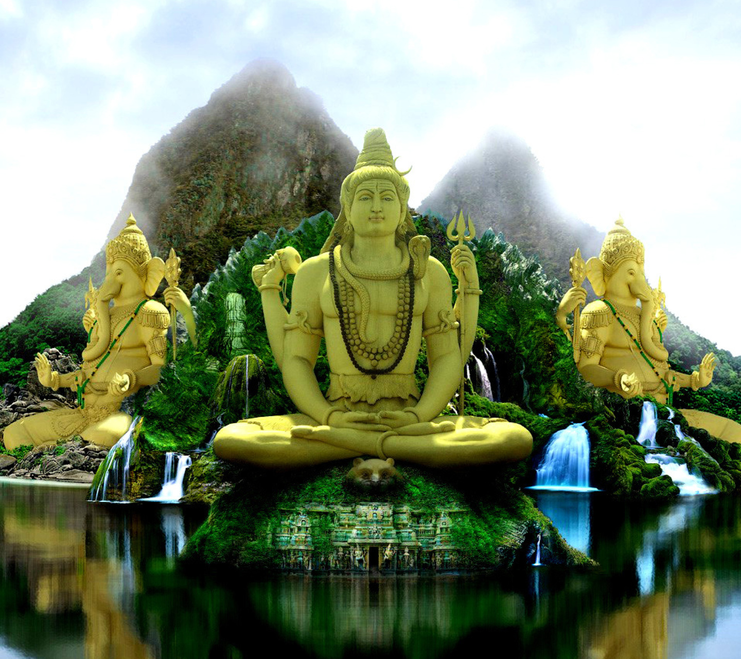 Fondo de pantalla Buddhist Temple 1440x1280