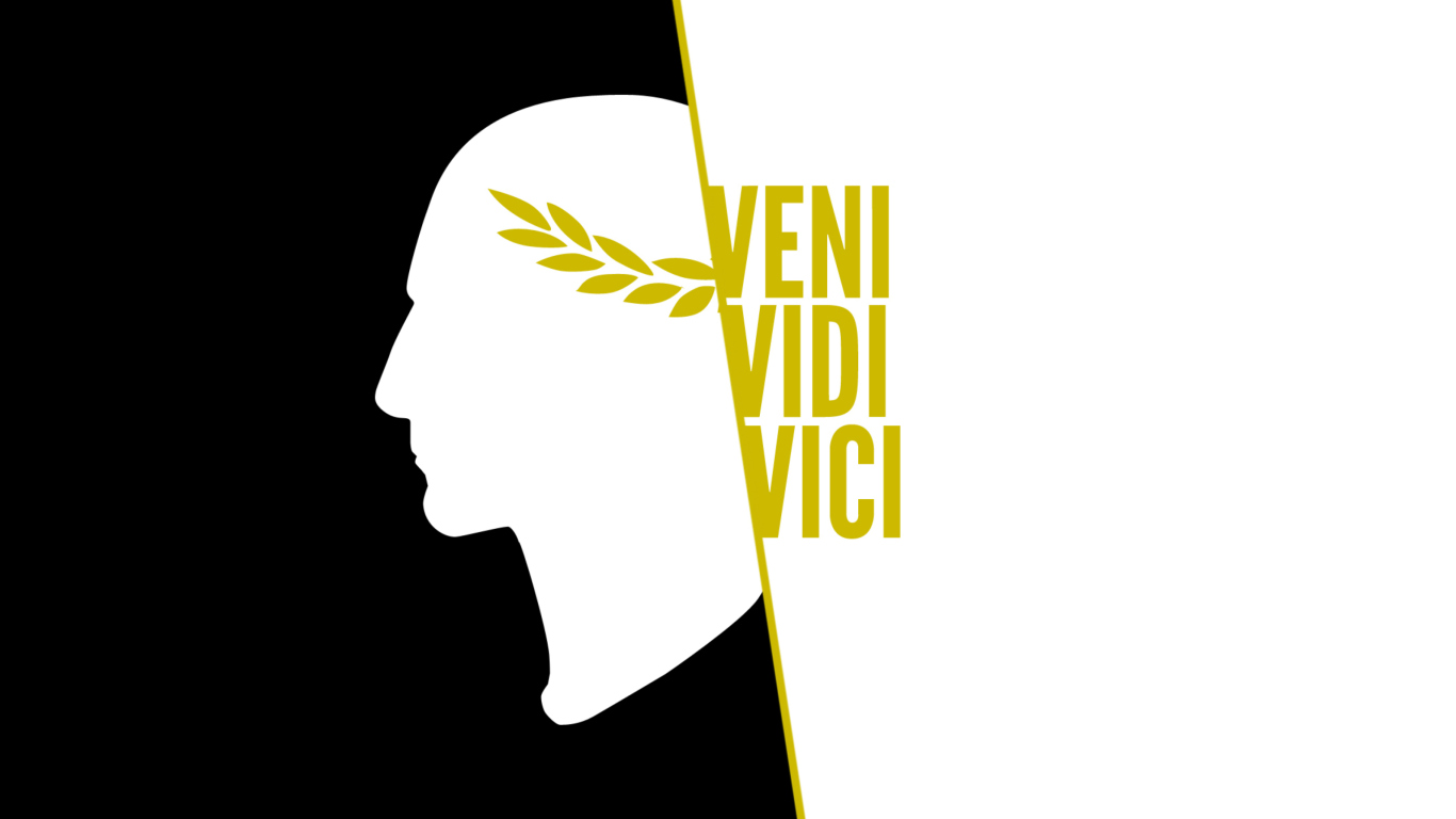 Veni Vidi Vici wallpaper 1366x768