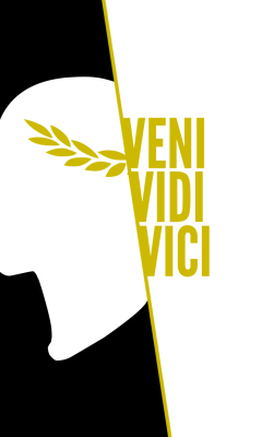 Das Veni Vidi Vici Wallpaper 240x400