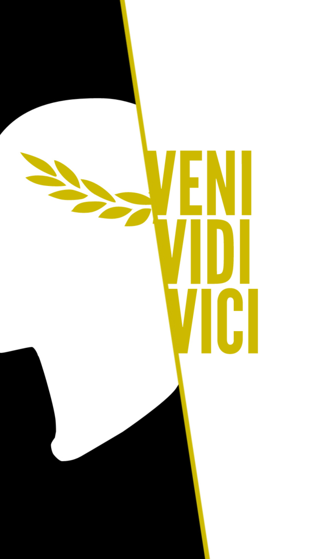 Veni Vidi Vici wallpaper 640x1136