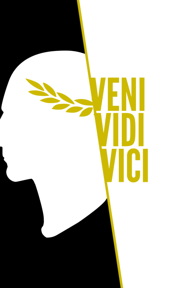 Veni Vidi Vici wallpaper 640x960