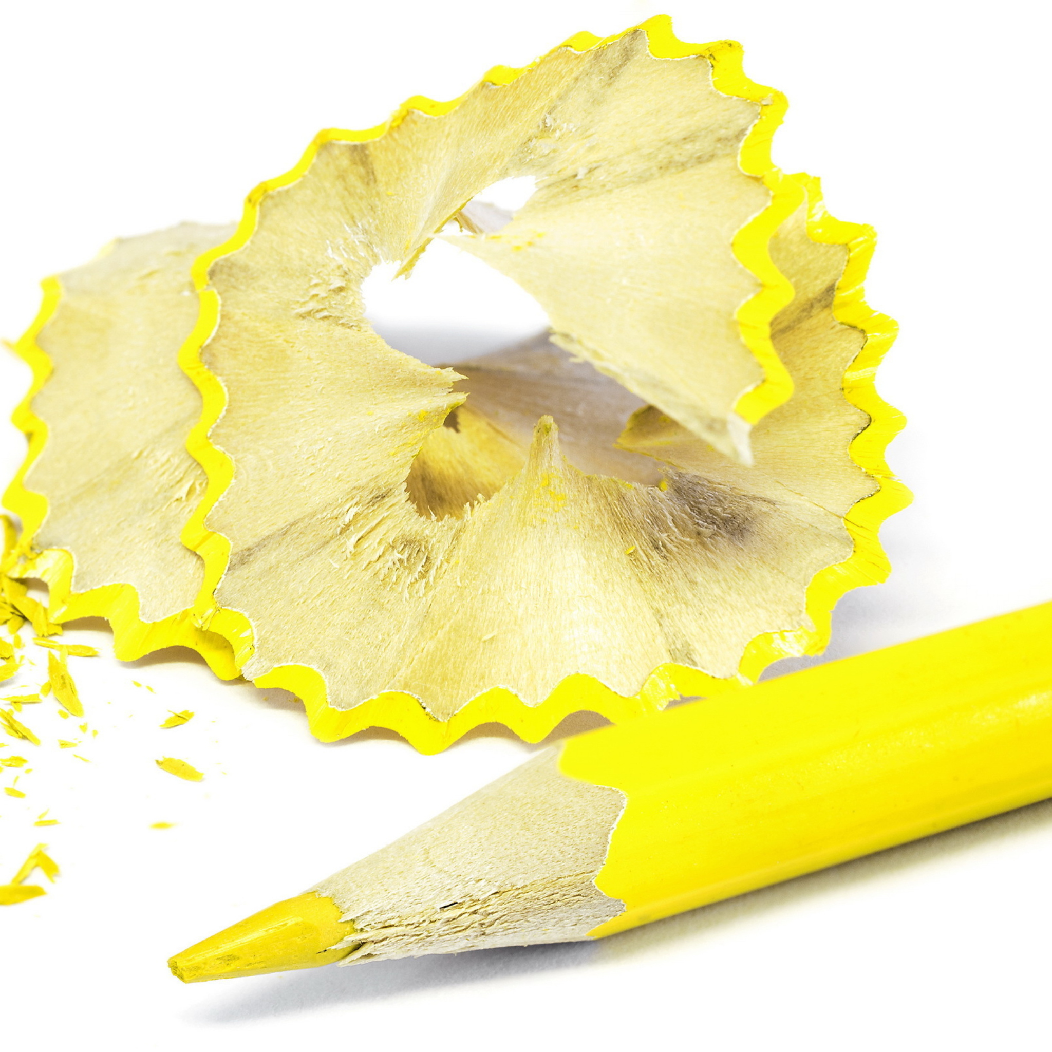 Bright Yellow Pencil wallpaper 2048x2048
