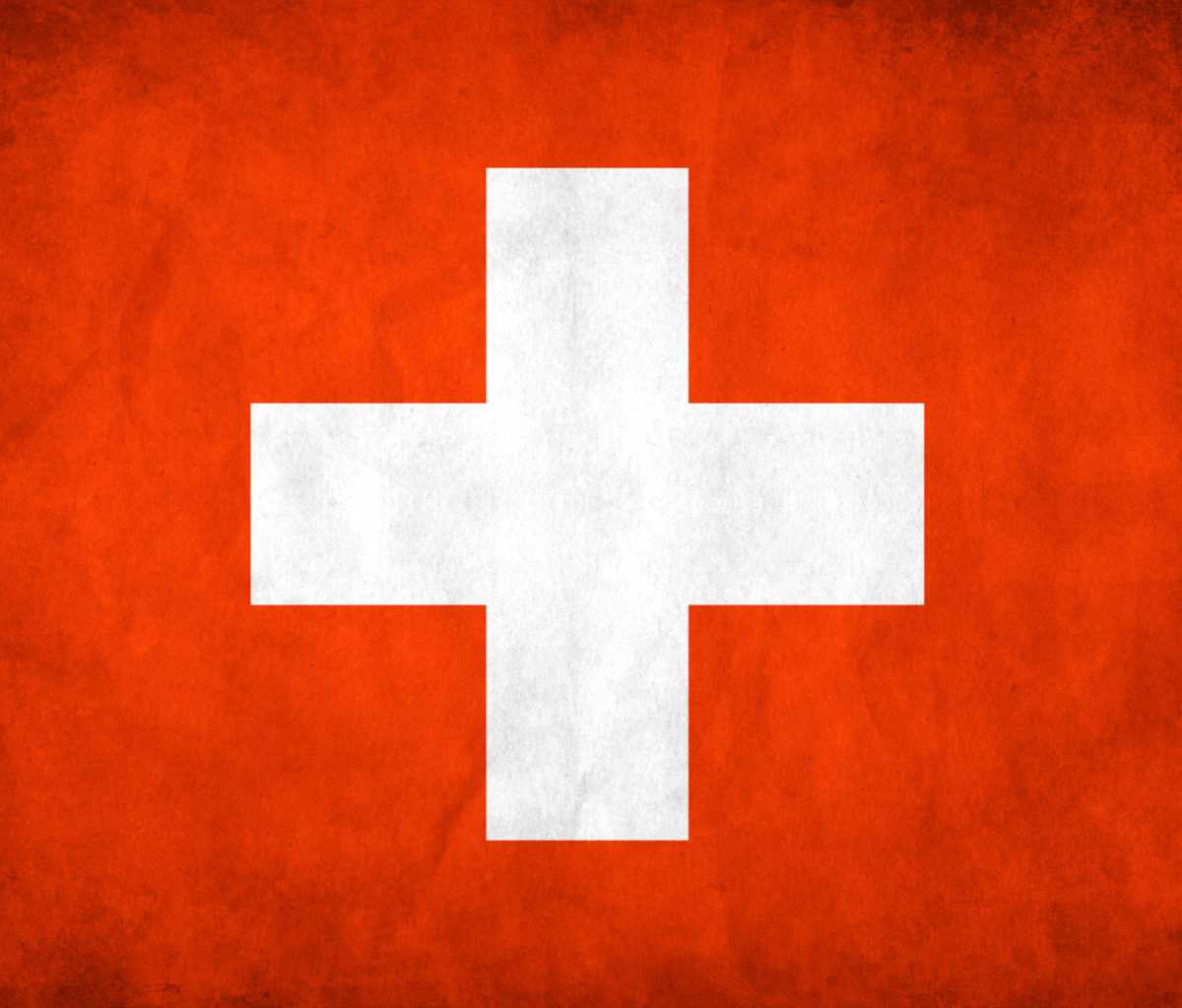 Switzerland Grunge Flag wallpaper 1200x1024