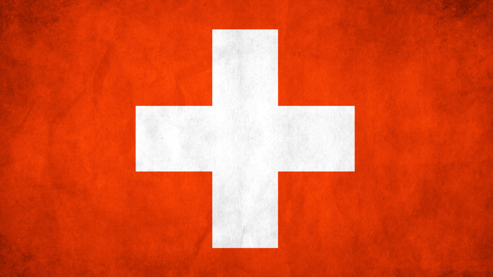 Switzerland Grunge Flag wallpaper 1600x900