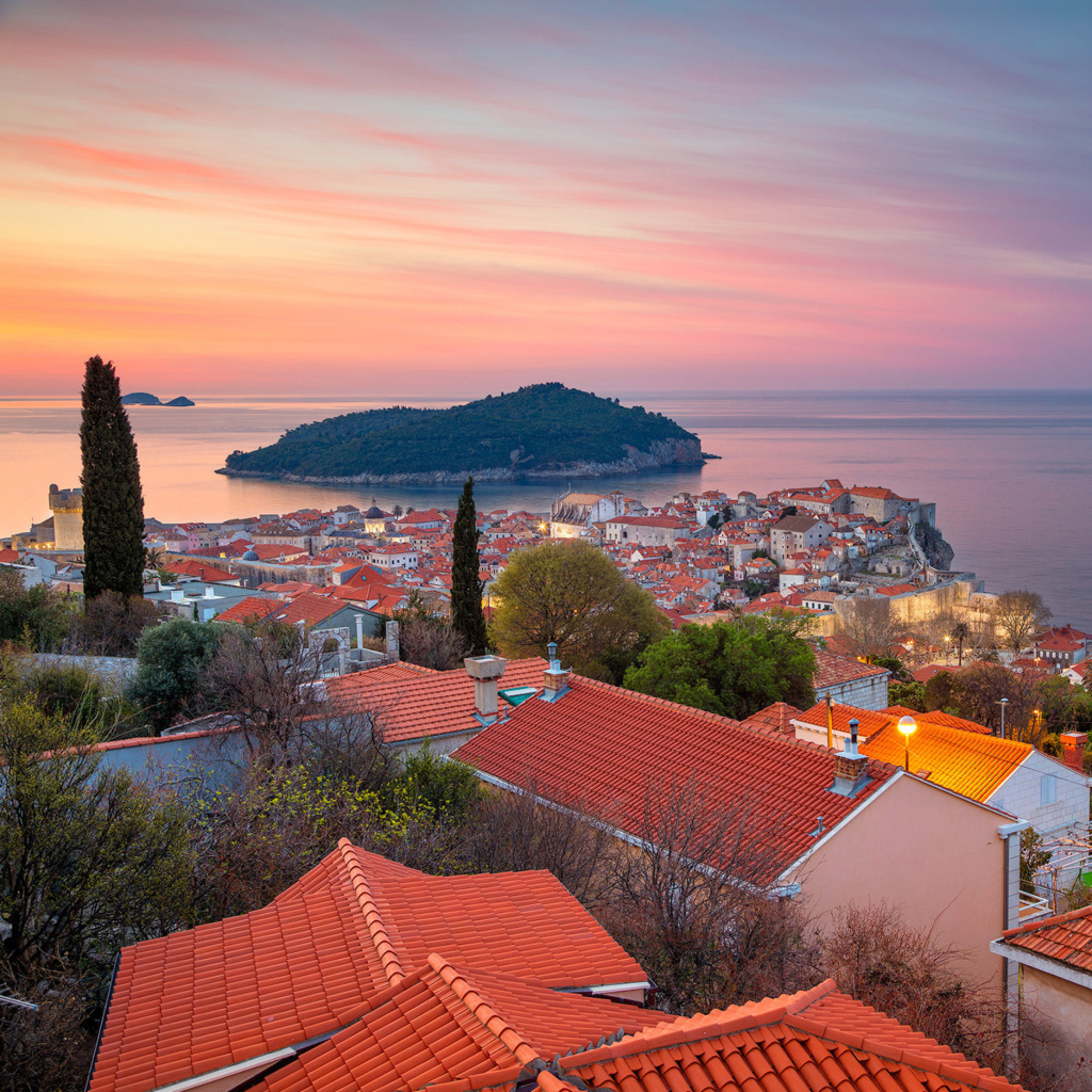 Sfondi Adriatic Sea and Dubrovnik 1024x1024