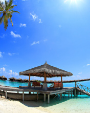 Luxury Bungalows in Maldives Resort screenshot #1 176x220