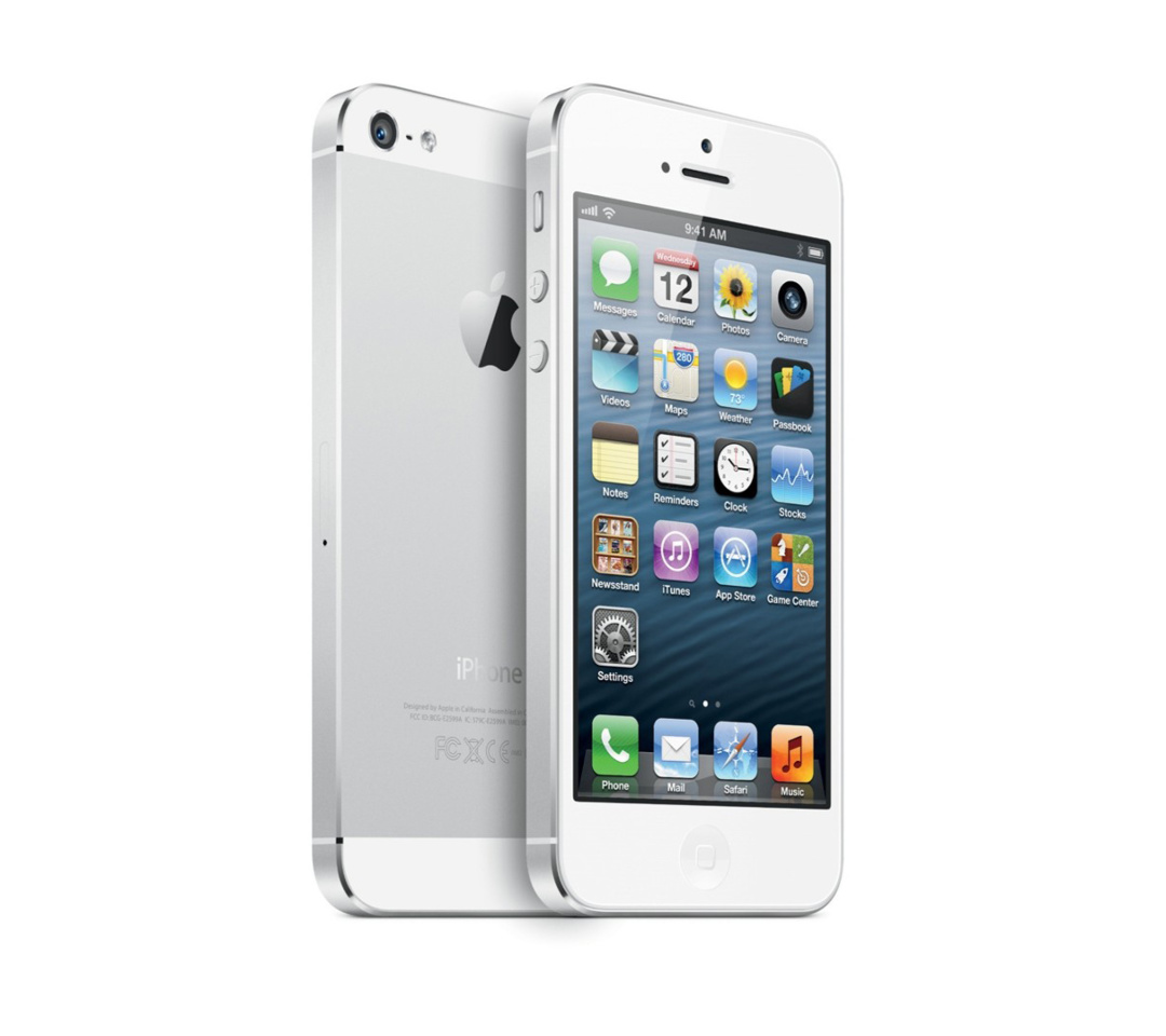 Обои New White iPhone 5 1080x960