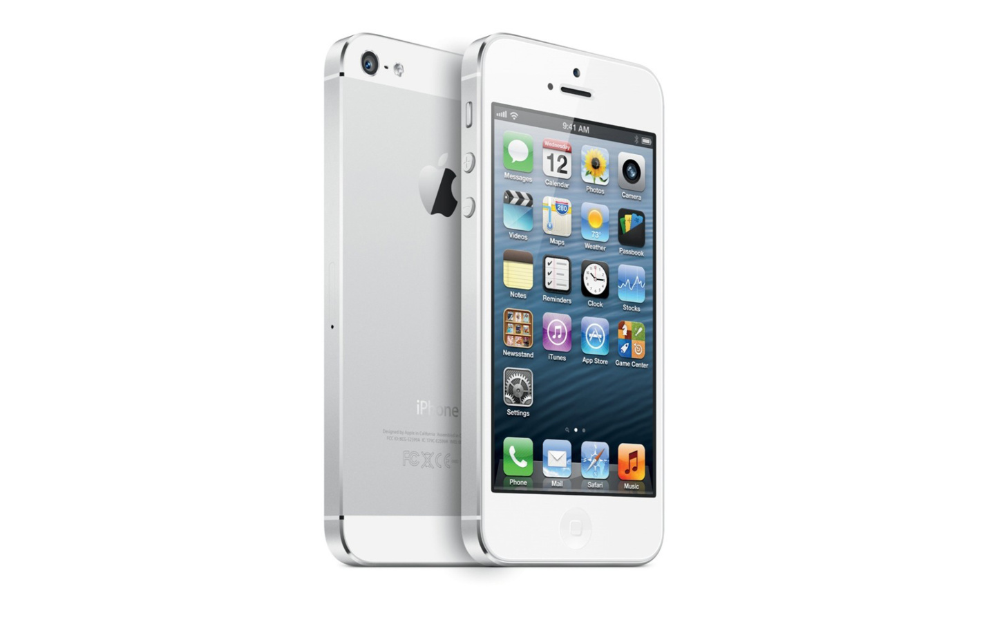 Fondo de pantalla New White iPhone 5 1440x900