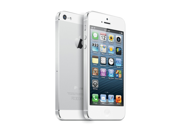 Fondo de pantalla New White iPhone 5 640x480