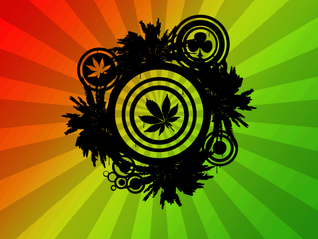 Das Marijuana Wallpaper 1024x768