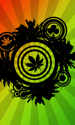 Das Marijuana Wallpaper 240x400
