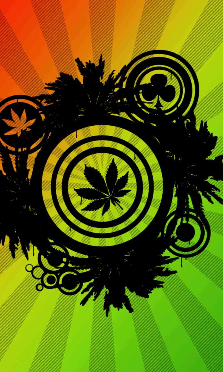 Marijuana wallpaper 768x1280