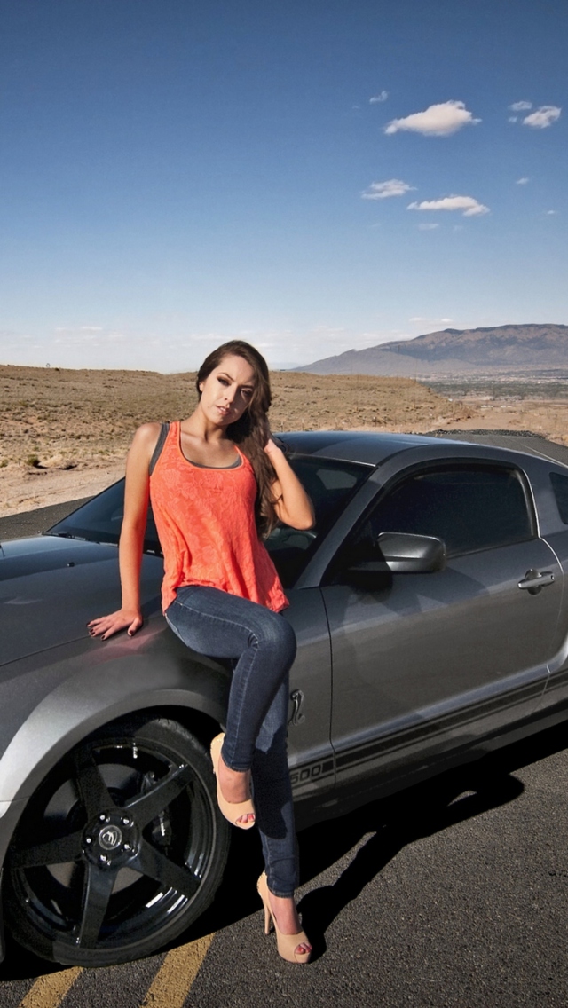 Ford Mustang Girl screenshot #1 640x1136