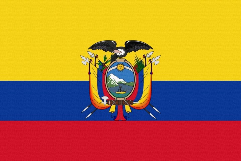 Das Ecuador Flag Wallpaper 480x320