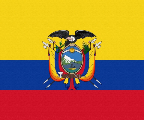 Sfondi Ecuador Flag 480x400