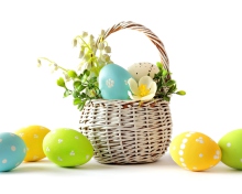 Easter Basket wallpaper 220x176