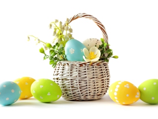 Das Easter Basket Wallpaper 320x240