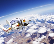 Fondo de pantalla Red Bull Skydiver 176x144