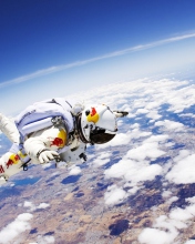 Fondo de pantalla Red Bull Skydiver 176x220