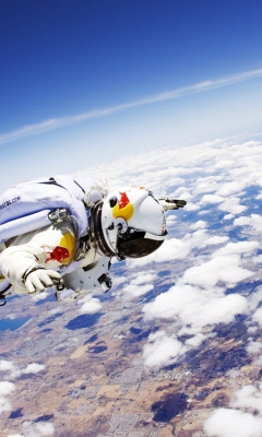 Sfondi Red Bull Skydiver 240x400