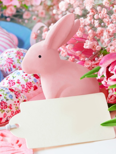 Das Pastel Easter Decoration Wallpaper 480x640