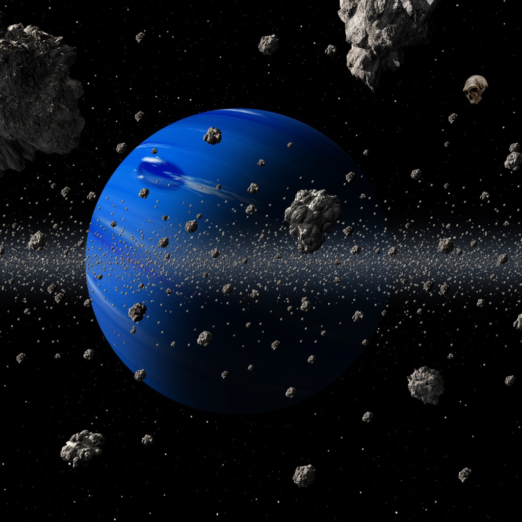 Fondo de pantalla Blue Planet 1024x1024