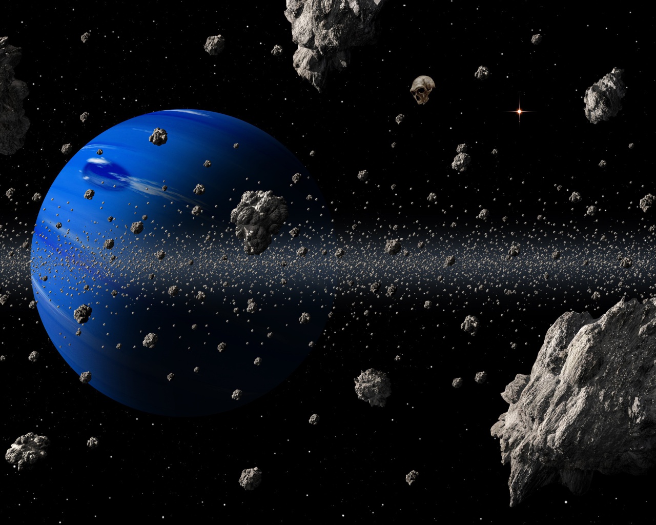 Sfondi Blue Planet 1280x1024