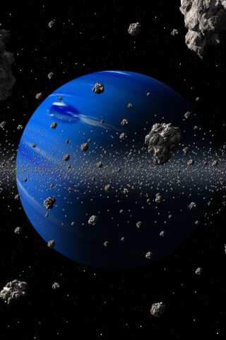 Sfondi Blue Planet 320x480