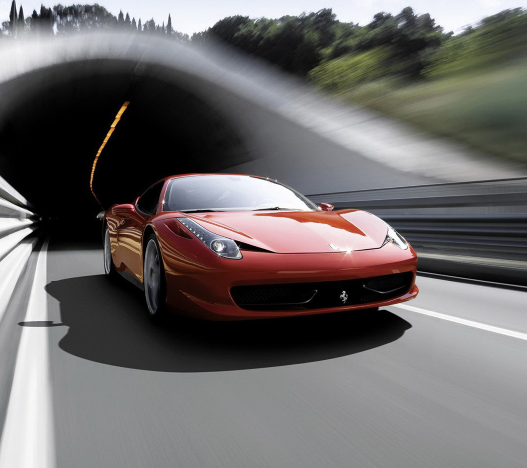 Das Ferrari 458 Italia Wallpaper 1080x960