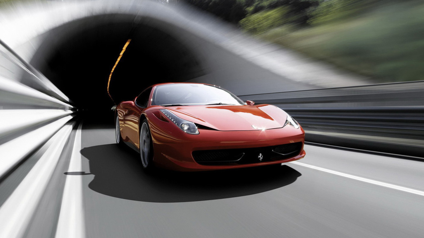 Screenshot №1 pro téma Ferrari 458 Italia 1366x768