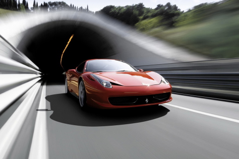 Fondo de pantalla Ferrari 458 Italia 480x320