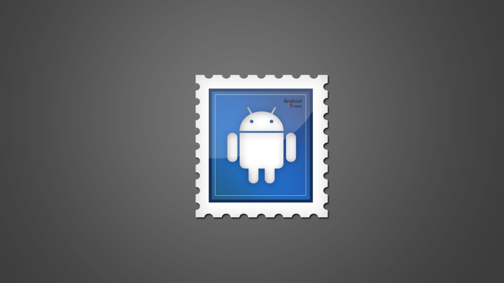 Das Android Postage Stamp Wallpaper 1920x1080