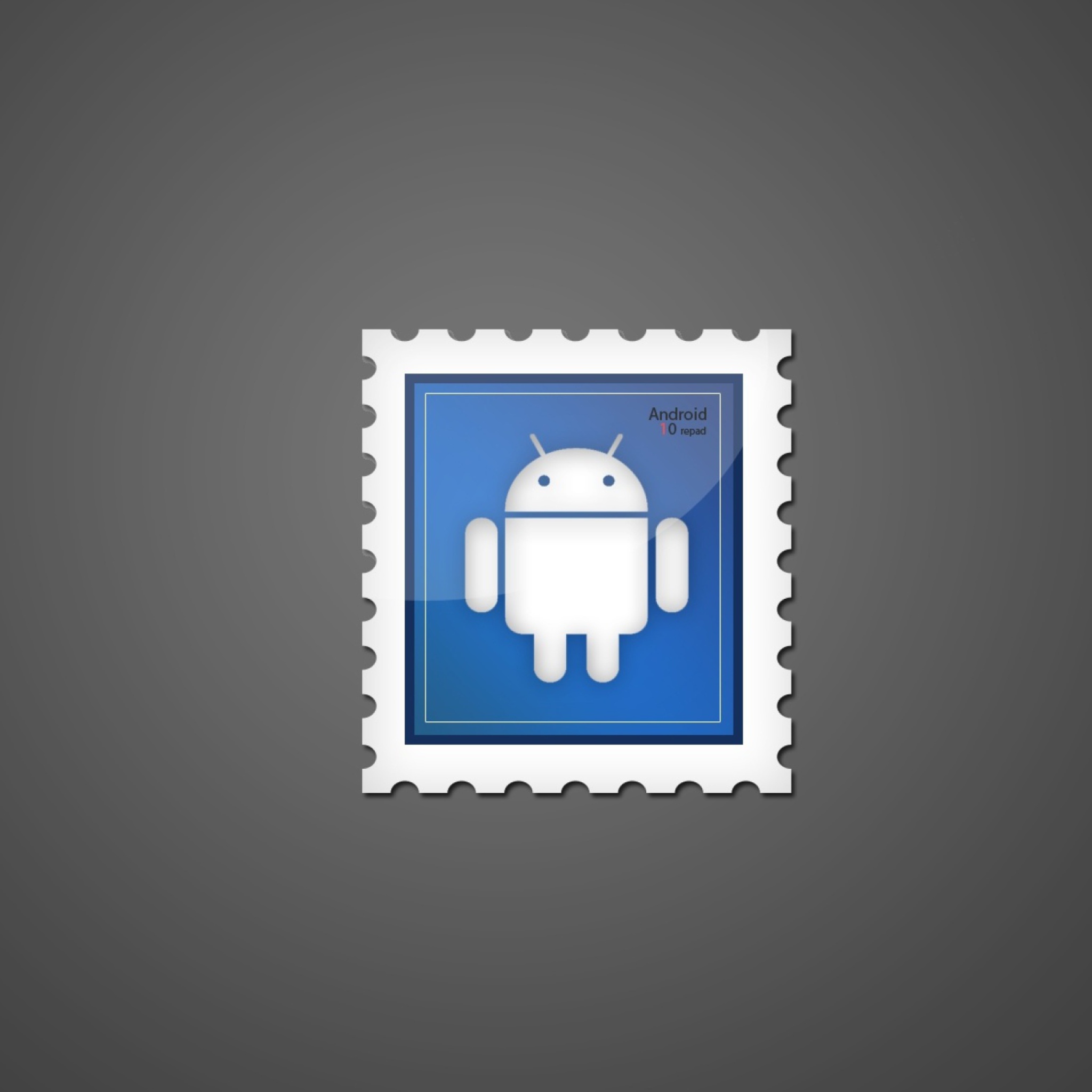 Android Postage Stamp wallpaper 2048x2048