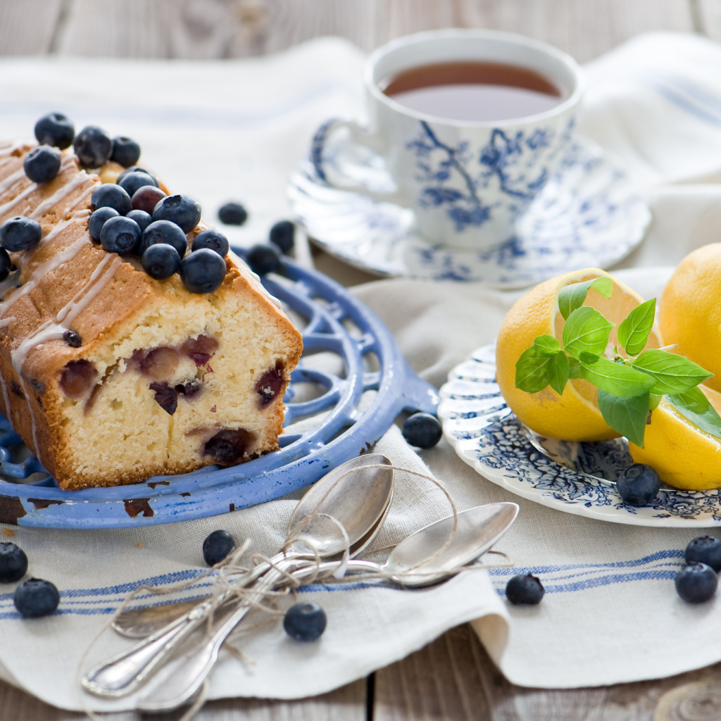 Fondo de pantalla Blueberry Cake 1024x1024