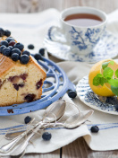 Sfondi Blueberry Cake 132x176