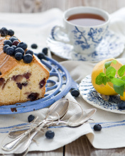 Sfondi Blueberry Cake 176x220