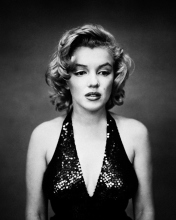 Marilyn Monroe Monochrome wallpaper 176x220