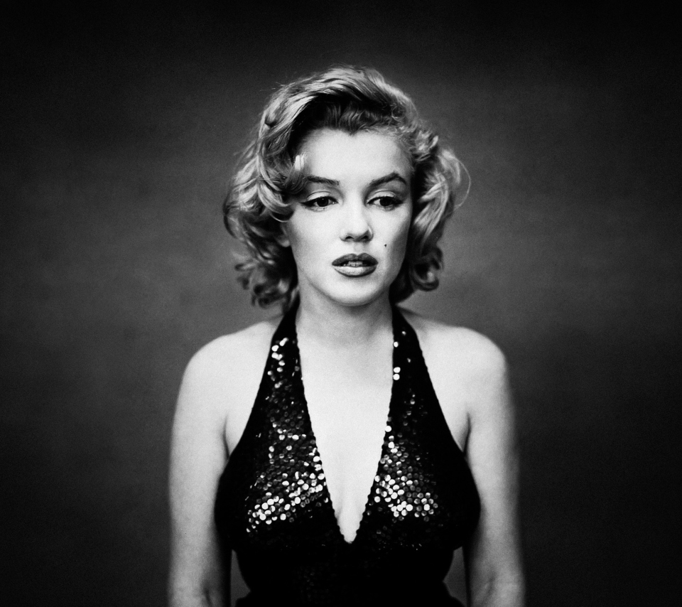 Marilyn Monroe Monochrome wallpaper 960x854