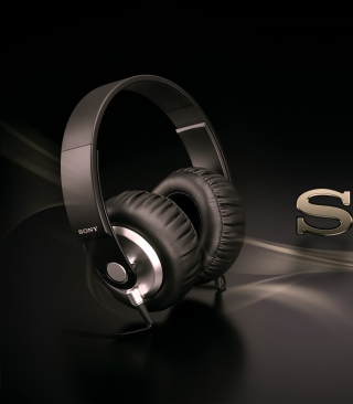 Headphones Bass Sony Extra Wallpaper for 320x480