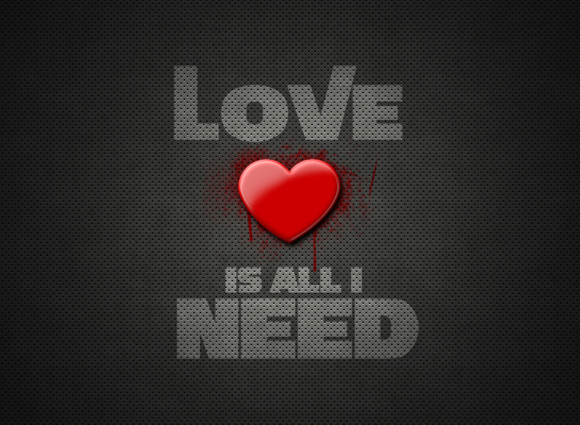 Fondo de pantalla Love Is All I Need 1920x1408