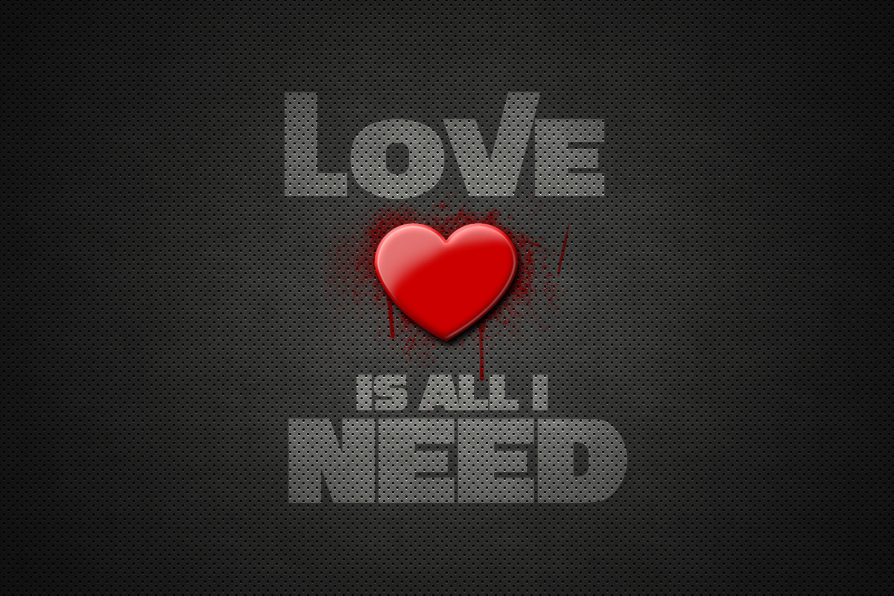 Das Love Is All I Need Wallpaper 2880x1920