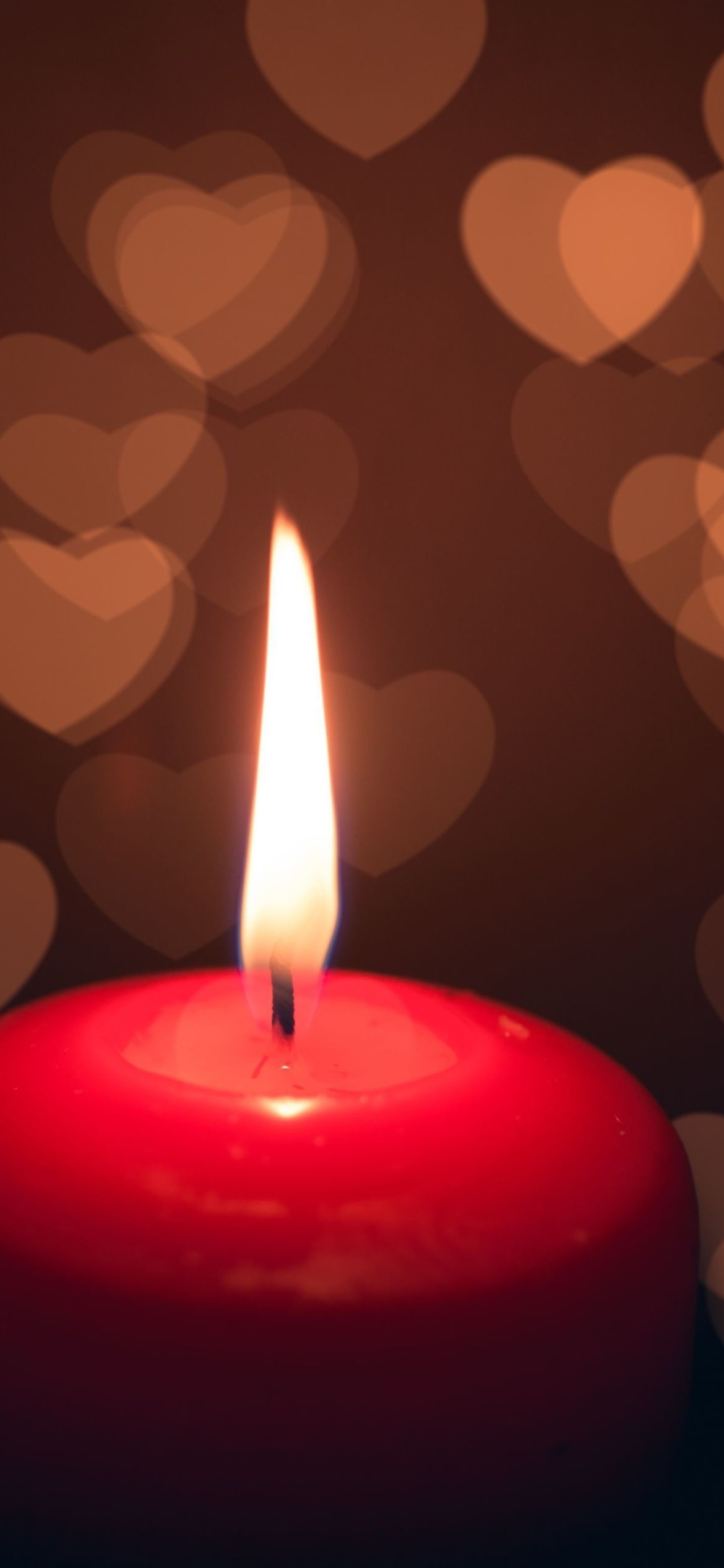 Love Candle wallpaper 1170x2532