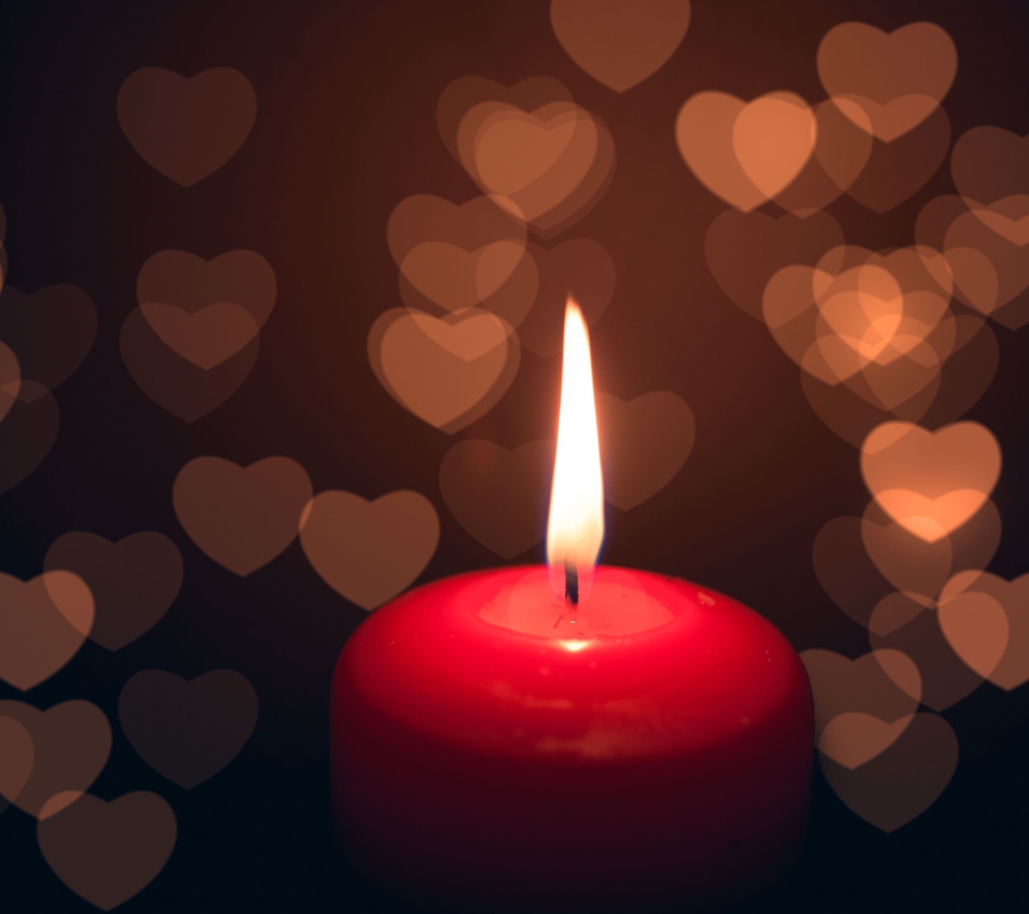 Love Candle wallpaper 1440x1280