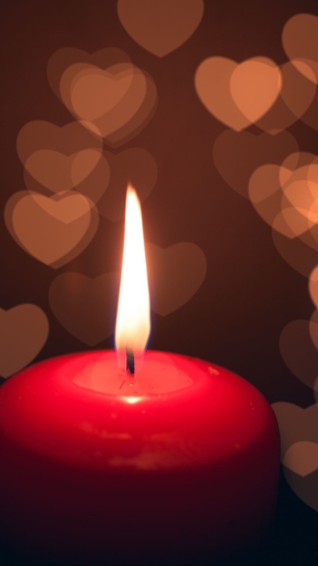 Love Candle wallpaper 360x640