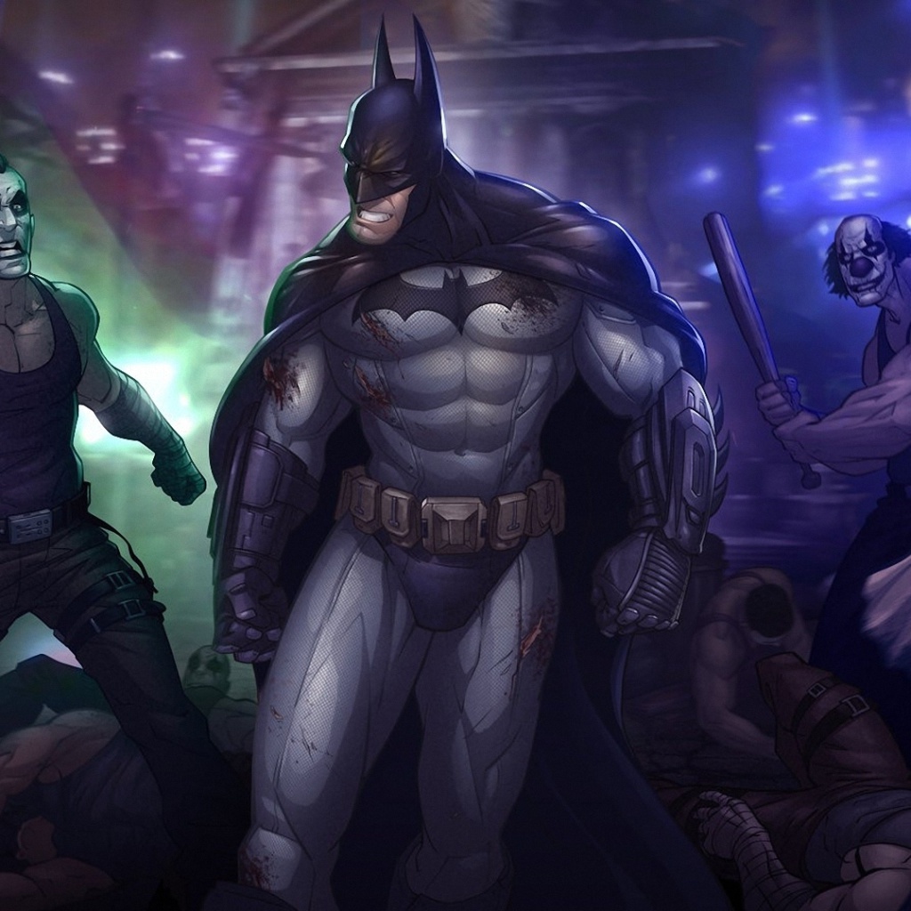 Fondo de pantalla Batman, Arkham City 1024x1024