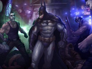 Das Batman, Arkham City Wallpaper 320x240